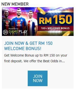W88 Promotions: Get RM 150 Welcome Bonus on W88 Games