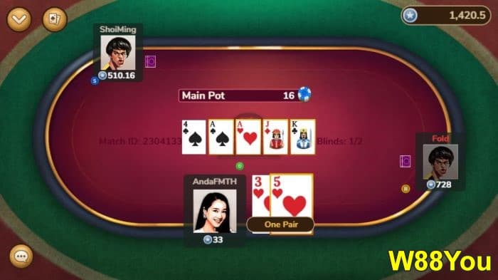 4 best poker tricks to win - Play at W88 & take home RM 30
