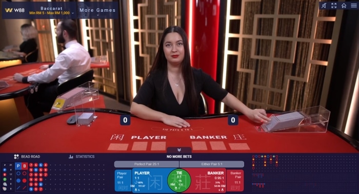 w88 malaysia online casino games play baccarat live with minimum betting stake